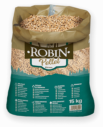 worek pelletu opałowego Robin do kupienia w Wolborzu lub sklepie internetowym